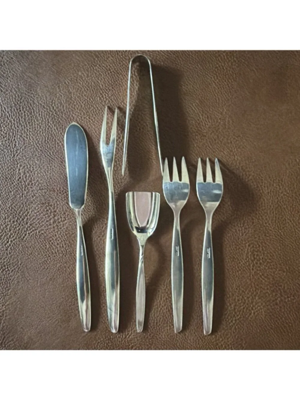 WMF Rom Silverplate Serving Utensils 9 Pc Lot Pie Server Sugar Tongs Germany